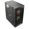Conjunto de caixa de PC Silentware Flow 100 ARGB MESH — 2 ventoinhas frontais de 140 mm, 1 traseira de 120 mm