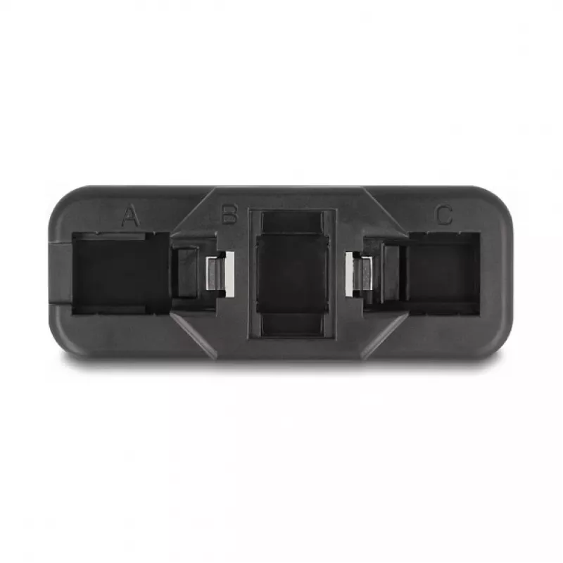 Conjunto Keystone LSA DeLOCK RJ45 RJ11 Cat.6 preto suporte de clipe