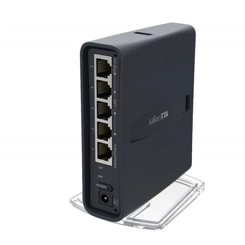 Mikrotik hAP ac lite Tower preto Power over Ethernet (PoE)