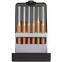 Gedore RED 3300823 conjunto de punções para chavetas, 3–8 mm, 6 peças, em caixa metálica dobrável