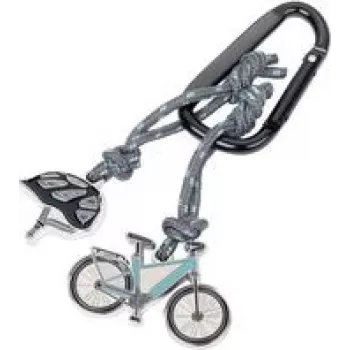 Porta-chaves TROIKA E-BIKE KR24-02/BK design duradouro leve