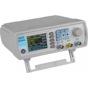 Gerador de funções Joy-it JDS6600 alimentado por rede 0 Hz - 60 MHz 2 canais seno, triangular, quadrada, pulso, ruído, curva de Lorentz (JT-JDS6600)