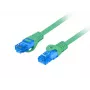 CABO DE PATCH LANBERG S/FTP CAT.6A 0,5M VERDE LSZH