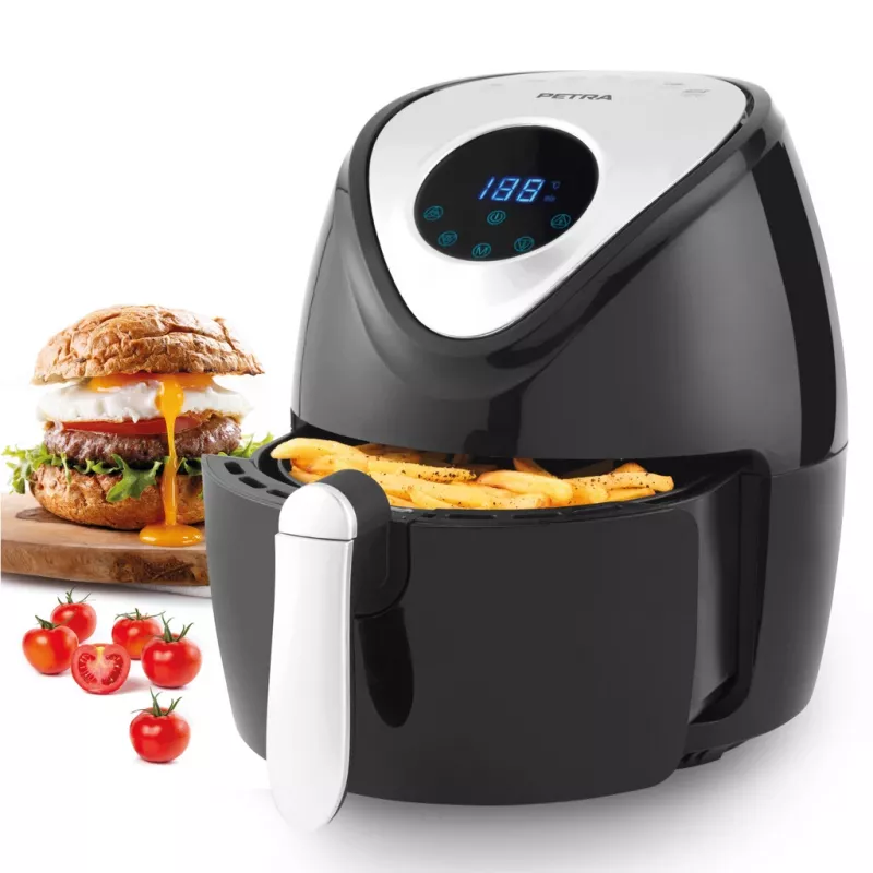 Fritadeira de ar quente Petra PT4221VDEEU7 4,5 l, fritadeira elétrica de bancada