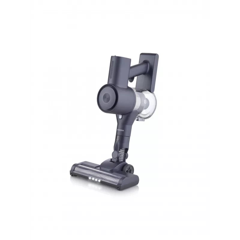 Aspirador vertical SEVERIN HV 7178 — sem fios Li-Ion 2,2 Ah, 130 W, sem saco 0,5 l, azul metálico