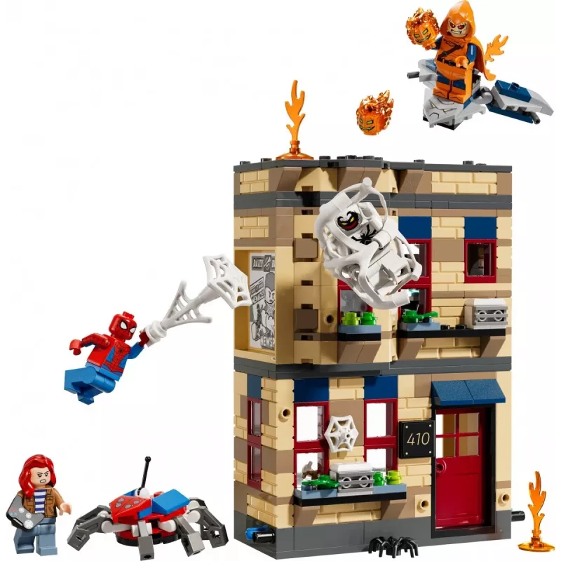 Conjunto LEGO Marvel 76317 Apartamento do Peter Parker com minifigura Spider-Man