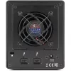 ThunderBay 4 mini, caixa para discos preta, caixa profissional Thunderbolt 3 para 4 discos HDD/SSD