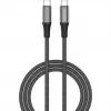 4smarts PremiumCord - Cabo USB - USB-C (M) para USB-C (M) - USB 2.0 - 20 V - 5 A - 1,5 m - Alimentação USB (100 W) - Preto