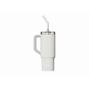 Copo com palhinha térmica Xiaomi Straw Mug branco 1 L — interior em aço inoxidável, à prova de fugas, 240×132×97 mm