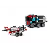 LEGO Creator 3-in-1 31146 Camião de Plataforma com Helicóptero