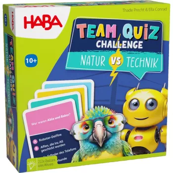 Team Quiz Challenge - Natural vs. Tecnologia, jogo de quiz