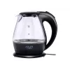 Chaleira elétrica | Adler | Chaleira elétrica | AD 1224 | Standard | 2000 W | 1,5 L | vidro | base rotativa 360° | preto