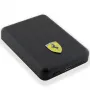 Bateria externa Ferrari FEPB5MNCAK 15W 5000mAh preto/preto Metal Logo MagSafe