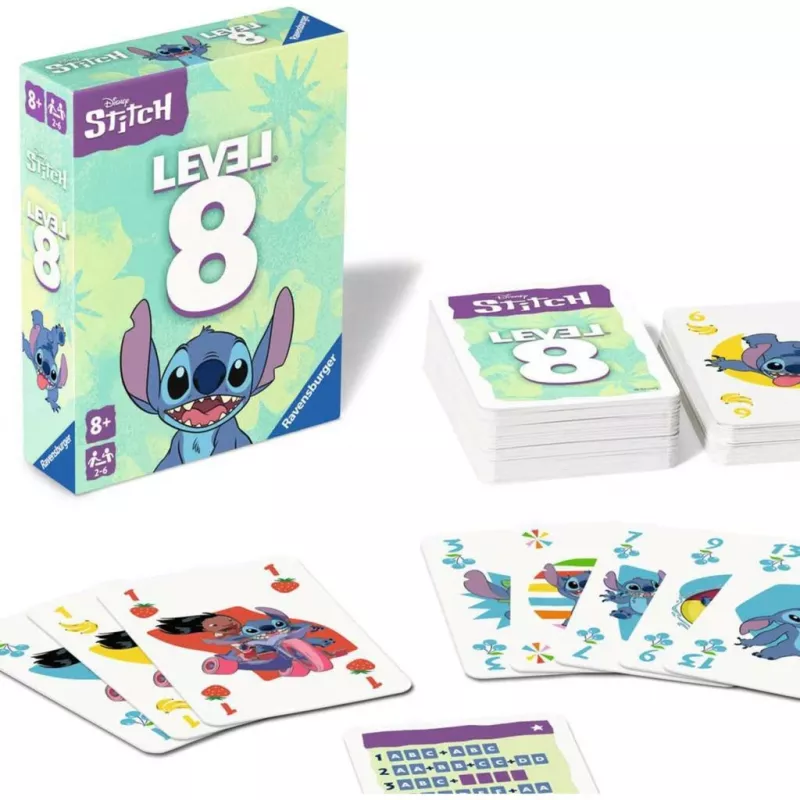 Disney Stitch Level 8, jogo de cartas