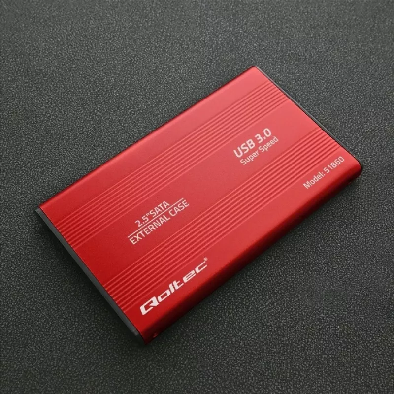 Caixa para HDD/SSD QOLTEC 51860 para unidades SATA III de 2,5