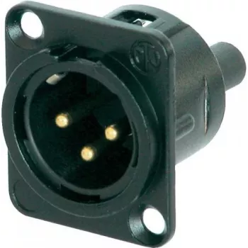 Acessório de conectividade Neutrik NC3MD-S-B-1 preto