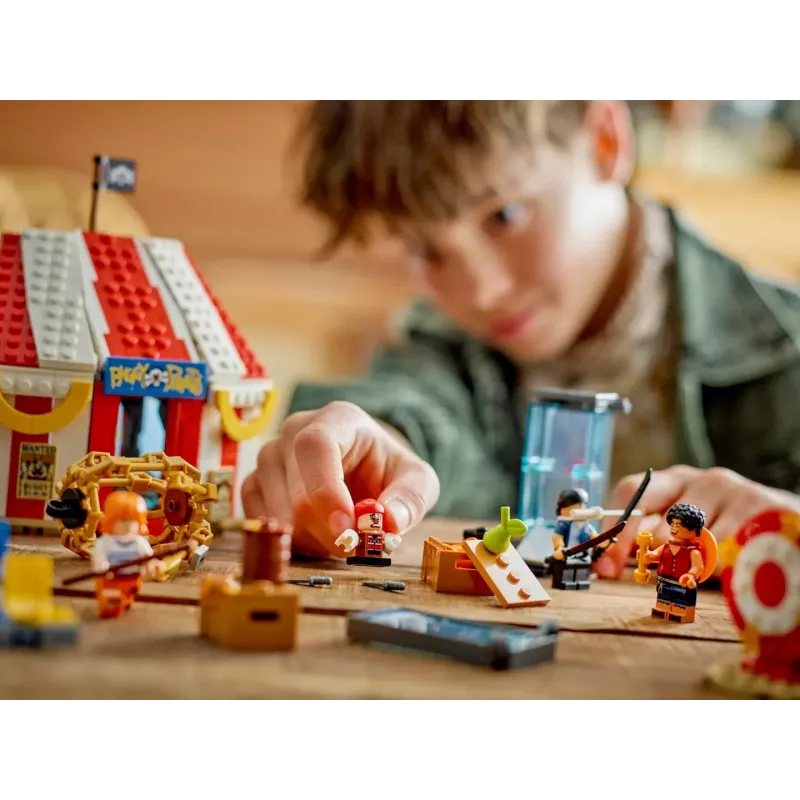 Conjunto de brinquedo de construção LEGO Buggy do Palhaço Tenda de Circo 75637 — 573 peças, 4 minifiguras, idade 8+