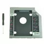 Caddy para segunda baía de disco Qoltec 2,5 HDD 9,5 mm