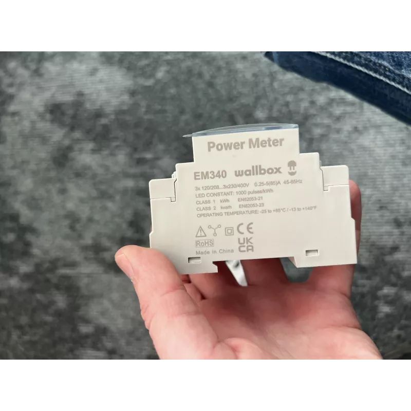 Wallbox | Power Meter (trifásico até 65A / Carlo Gavazzi / EM340 / Carlo Gavazzi)