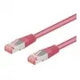 Cabo de rede Goobay CAT 6-2000 SSTP PIMF 20m magenta