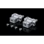 Cantoneiras de base Rittal VX 8619.470 aço zinco 2 unidades