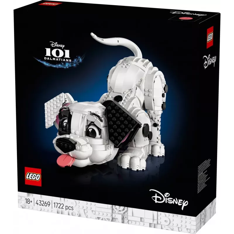 LEGO Disney 43269 101 Dálmatas cachorro colecionável conjunto de construção — 1722 peças, 220 mm de altura, para 18+