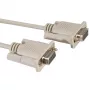 Cabo null modem ROLINE - DB-9 (F) para DB-9 (F)