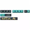 Teclado Gaming mecânico AKKO MOD 007B V3 Year of the Dragon creme-amarelo com interruptores magnéticos