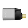 Adaptador LogiLink USB 3.2 Gen2 Type-C macho para HDMI-A USB-C 4K PD alumínio preto/cinzento