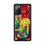 Capa de proteção iKins para Samsung Galaxy Note 20 com design gato e peixe vermelho