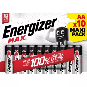 Pilhas Energizer Max AA LR6 10 unid. Eco