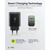 Carregador rápido duplo Goobay USB-C PD GaN 30 W preto (75335)