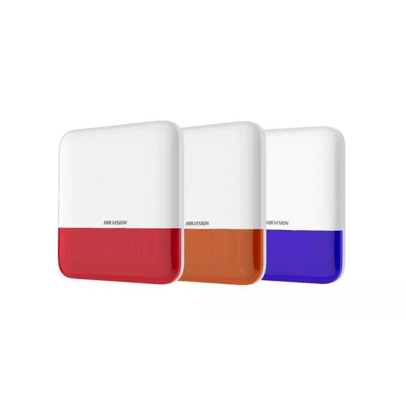 Sirene exterior sem fios Hikvision DS-PS1-E-WE/Azul