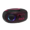 Denver TCL-212BT rosa leitor de CD leitor de CD portátil preto, rosa