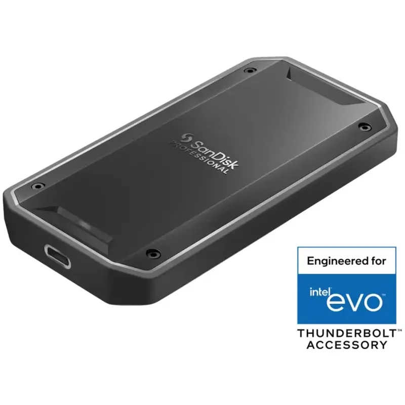 SSD externo SANDISK Professional Pro G40 1TB Thunderbolt 3 40Gbps USB-C 10Gbps ultra-resistente resistência a pó/água IP68
