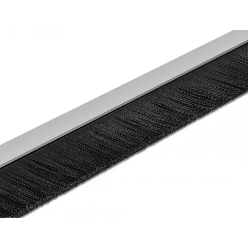 Escova de vedação DeLOCK 66651 40 mm perfil de alumínio reto 1 m