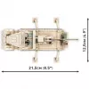 Blocos de construção Cobi Sd.Kfz. 9/1 Famo — modelo da Segunda Guerra Mundial, 498 peças, multicolor