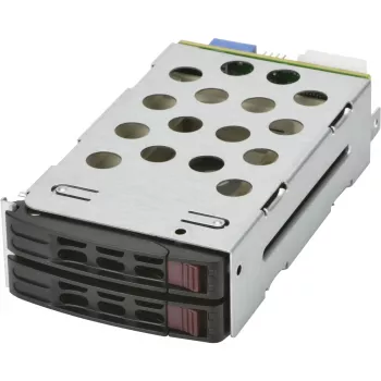 Placa de suporte Supermicro MCP-220-82616-0N 2x 5,25 polegadas painel de baía de disco preto metálico