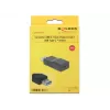 Adaptador de cabo DeLOCK 65696 USB 3.1 Gen 2 Type-A para Type-C Preto
