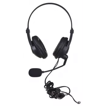 Headset gaming binaural com fios IBOX W1MV — circum-aural, 3,5 mm, cabo de 2 m, microfone de arco
