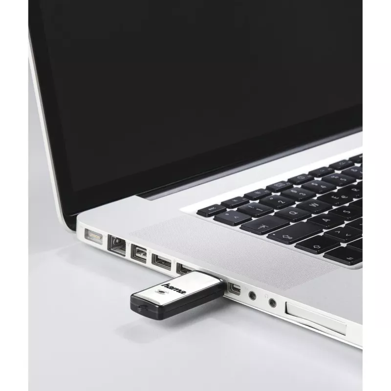 Pen drive Hama Fancy 64 GB USB Type-A 2.0 preto, prateado