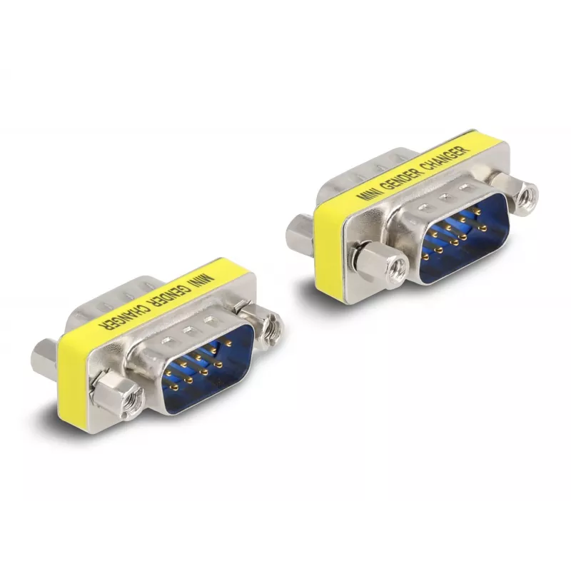 Adaptador D-Sub 9 pinos macho para macho DeLOCK 66464