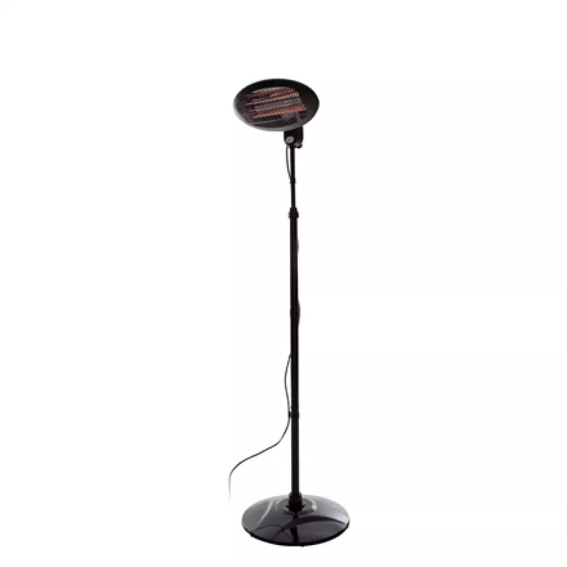 Aquecedor elétrico Sunred SMQ2000A para interior e exterior preto 2000 W aquecedor elétrico de quartzo