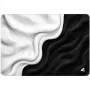 Sharkoon SKILLER SGP35 D1 Tapete de rato gaming, tamanho M, preto/branco