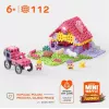 Marioinex Mini Waffle conjunto de construção de 112 peças – Farmer Urocze Ranczo, multicolorido, idade 6+