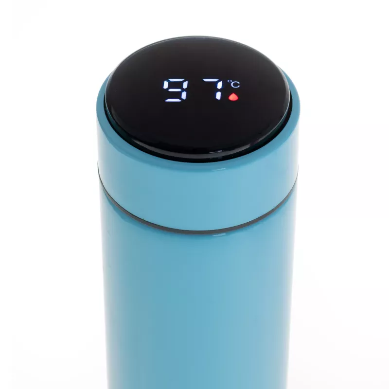 Garrafa térmica Adler AD 4506BL - Termo com indicador de temperatura LED, azul