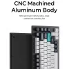Teclado mecânico Keychron Q1 Max 75% com Banana Switches, Carbon Black