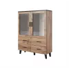Cama conjunto de sala LOTTA 2 (aparador 150 2D3DR + aparador 110 2D4DR + vitrina 120 + mesa de centro 110)