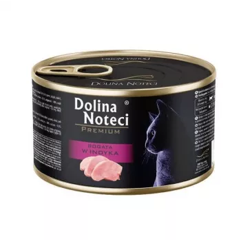 Dolina Noteci Premium rico em peru comida húmida para gatos 185 g