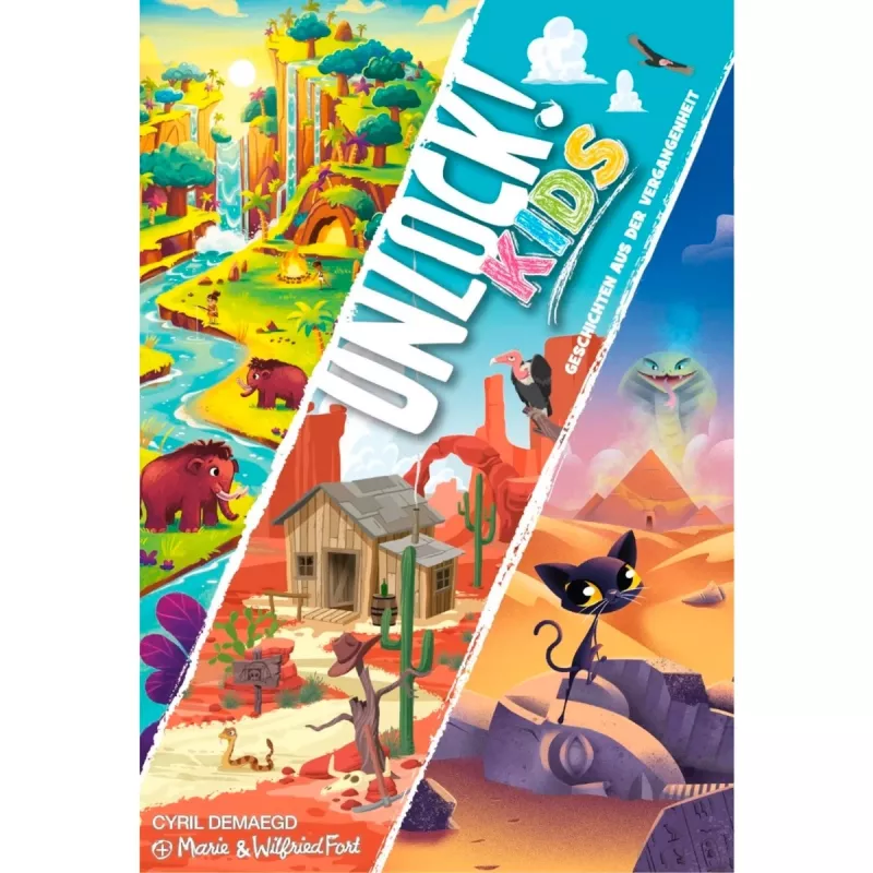 Unlock Kids - Histórias do Passado, jogo de cartas